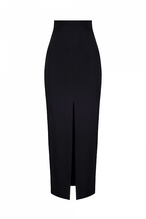 Юбка-карандаш миди с разрезом