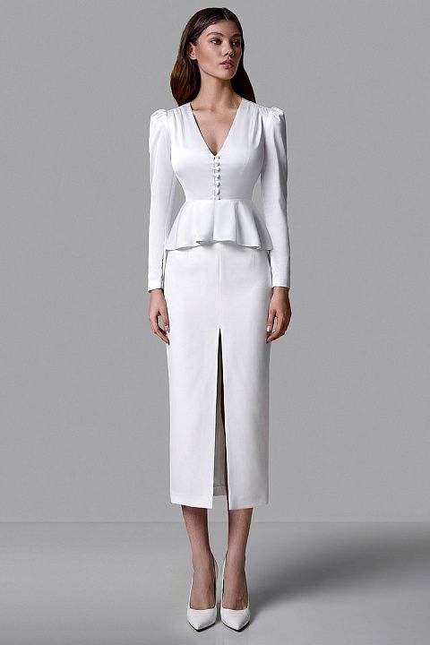 Юбка карандаш миди