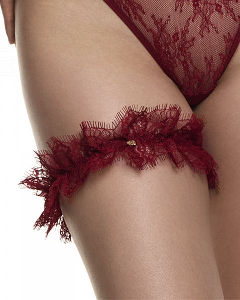 Подвязка из кружева Шантильи