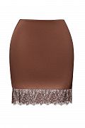 Юбка-комбинация с кружевной отделкой