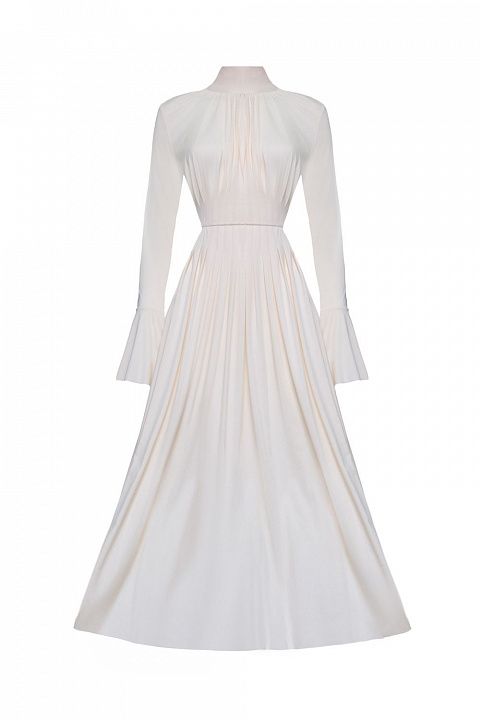 Платье годе с лентами