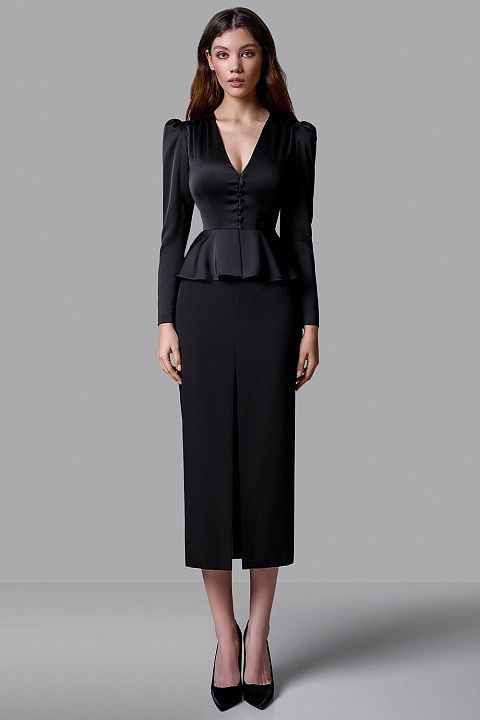 Юбка карандаш миди