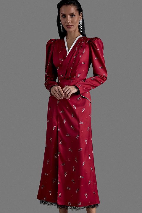 Платье с эксклюзивным принтом