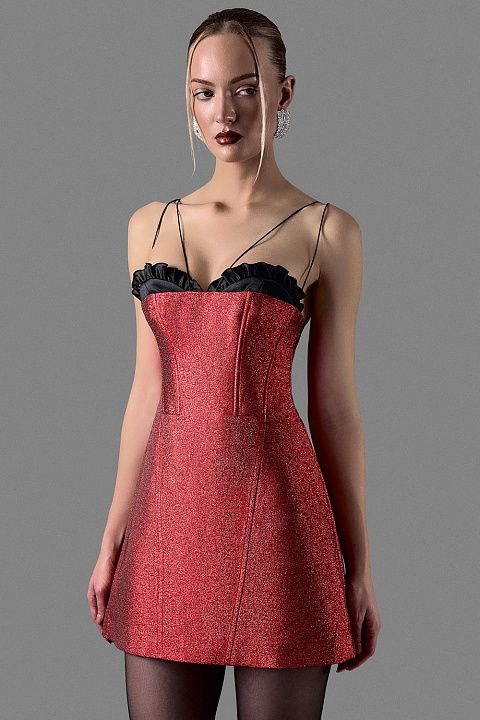 Платье корсет на бретелях