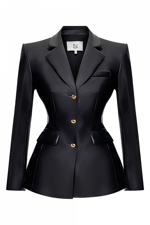 Жакет из эко-кожи