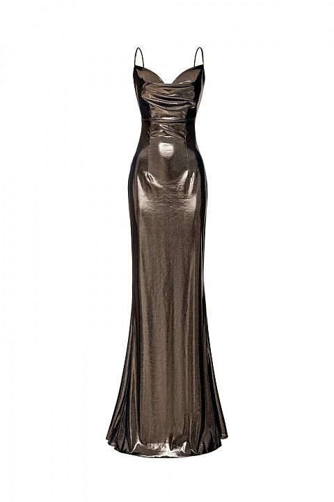 Платье-комбинация из струящейся ткани