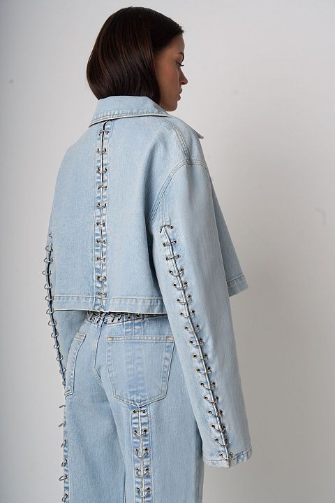 Джинсовка с кольцами