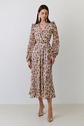 Ruffled shoulder dress