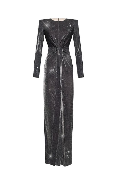 Платье с люрексом