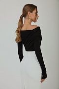 Draped bodysuit