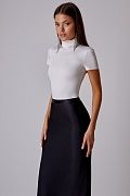 Smooth midi skirt