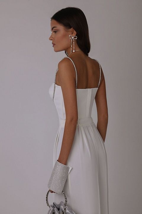 Top with crystal straps
