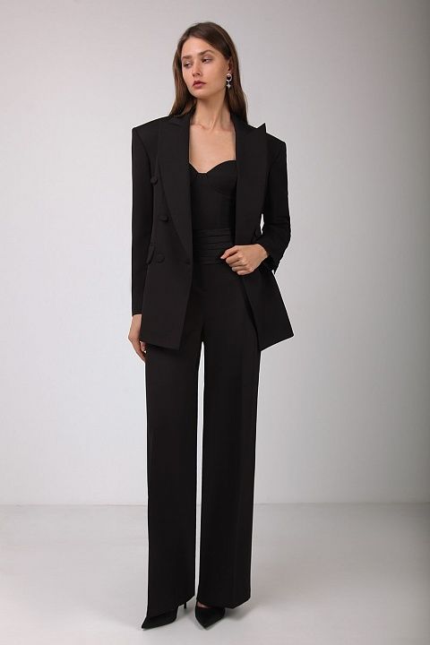 Loose suit trousers