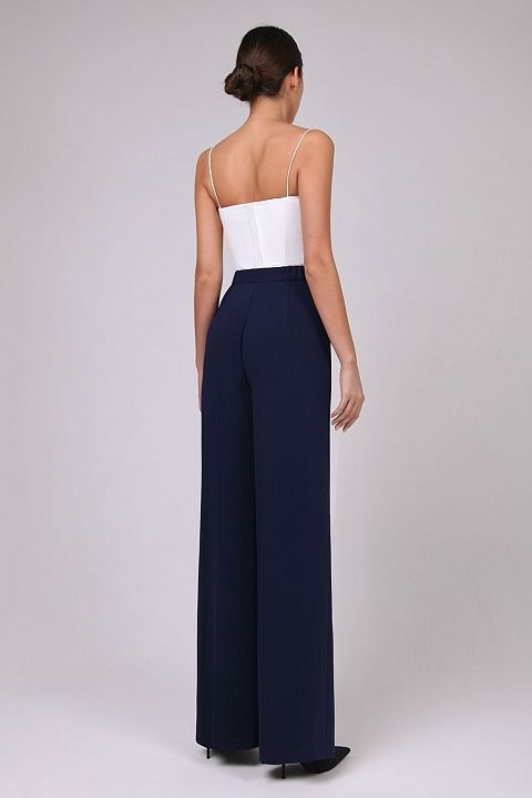 Wide suit trousers