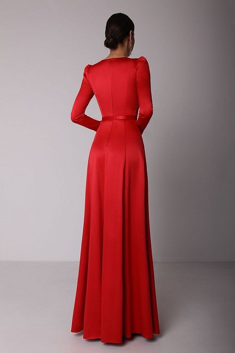 Square neck maxi dress