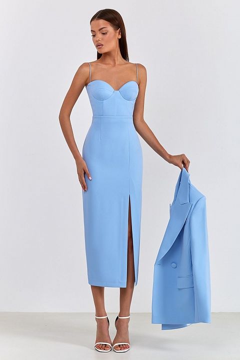 Midi pencil skirt