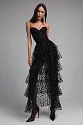Tiered sheer skirt
