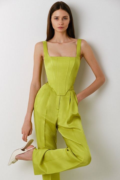 Silk corset