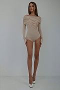 Draped bodysuit