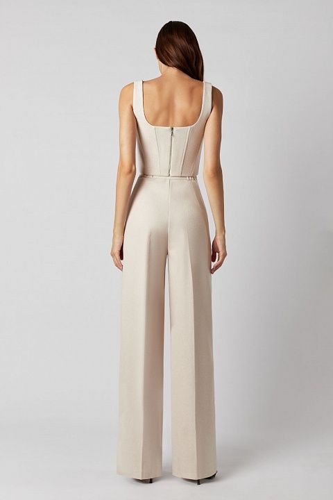 Wide trousers with arrows
