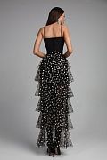 Tiered sheer skirt