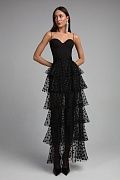 Tiered sheer skirt