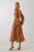 Ruffled shoulder dress
