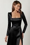 Square neck maxi dress