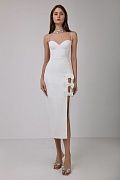 Slit and bows skirt